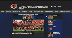 Desktop Screenshot of campbellpopwarner.net
